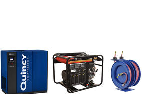 Now Offering Products From Mi-T-M, Quincy Compressors, and COXReels